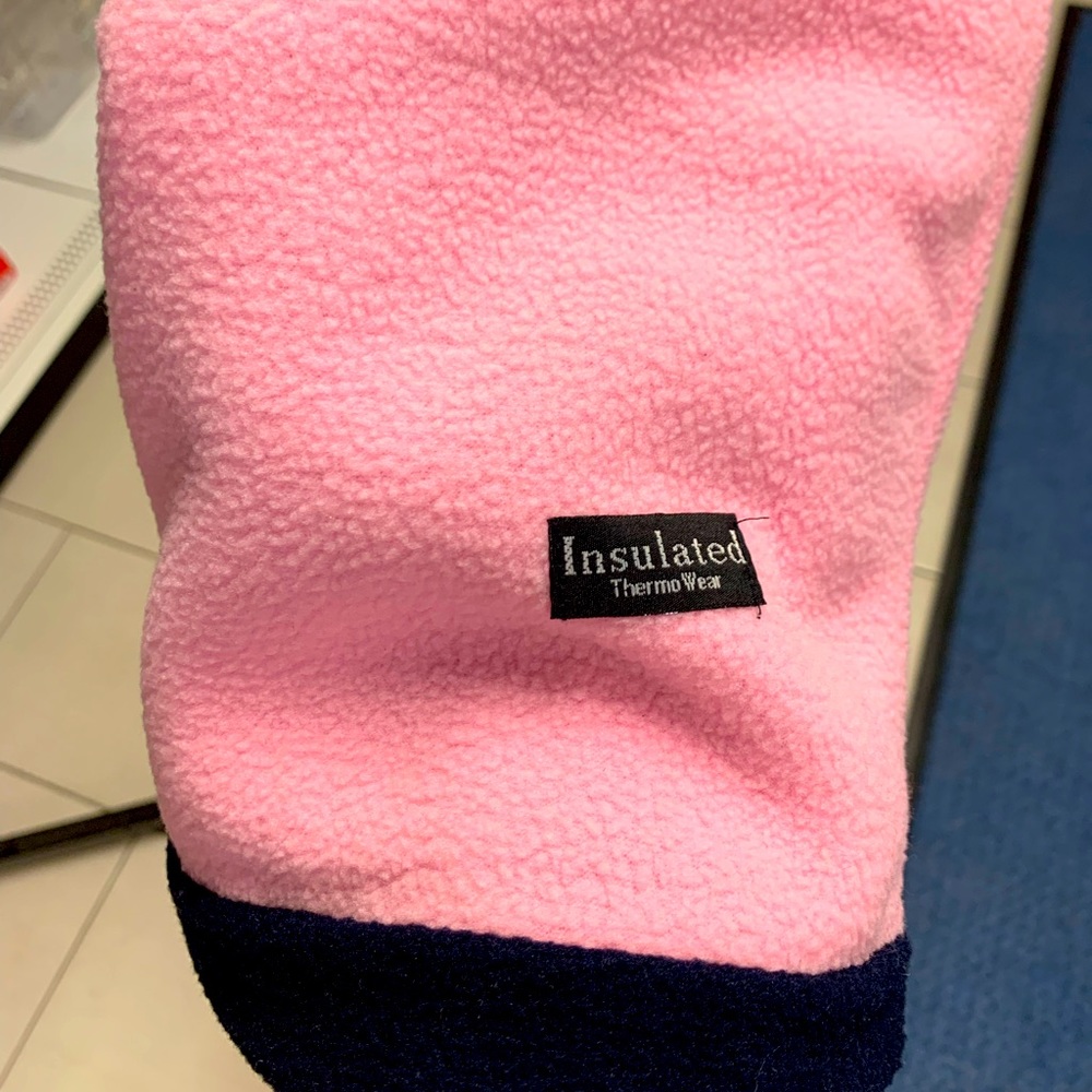 Pink and Navy Insulated Neck Warmer